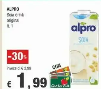 Crai Alpro Soia Drink Original offerta