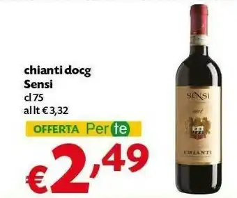 Pam Sensi Chianti Vino Biologico 750 G(ml) offerta