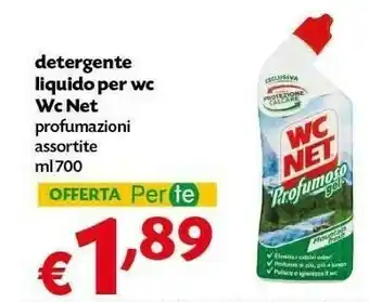 Pam Wc net Detergente Liquido Per Wc offerta