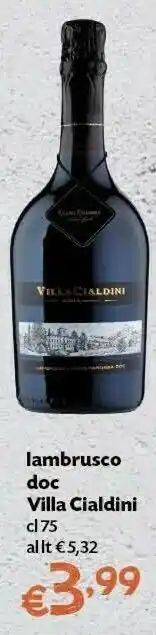 Villa Cialdini Lambrusco D.o.c