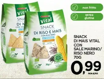 Despar Despar Snack Di Mais Vital Con Sale Marino offerta