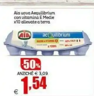 Elite Aia Aequilibrium 6 Uova Fresche Italiane Da Galline Allevate A Terra offerta