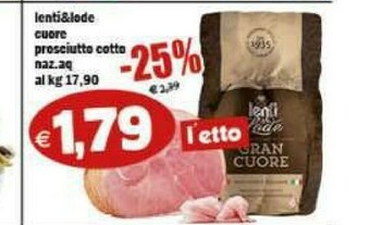 Gros Cuore Prosciutto cotto offerta