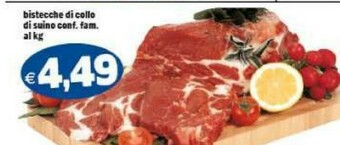 Gros Bistecche di maiale offerta