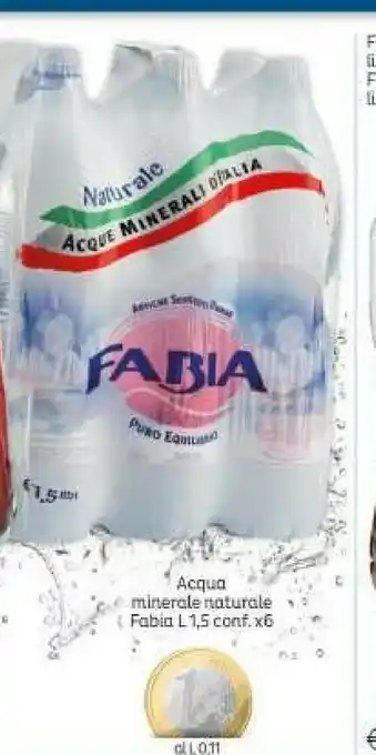 Elite Acqua Fabia - Acqua Minerale Naturale 1500 G(ml) offerta