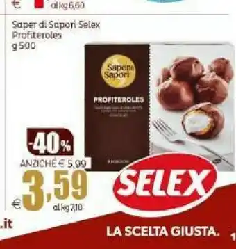 Selex Saper Di Sapori Profiteroles