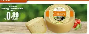 Caciottone Formaggio Di Norcia Grifo