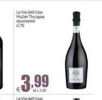 Elite Le Vie Dell'uva Muller Thurgau Spumante offerta
