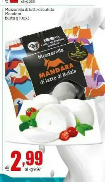 Elite Mandara Mozzarella Di Latte Di Bufala offerta