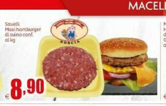 Elite Savelli Maxi Hamburger Di Suino offerta
