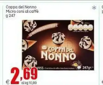 Elite Motta Coppa Del Nonno Micro Coni Al Caffe 247 G offerta