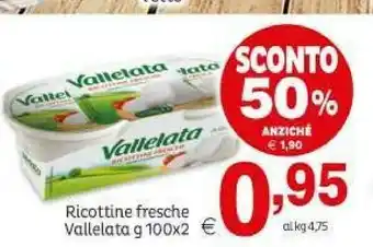 Elite Galbani Galbani - Ricottine Fresche Vallelata 200 g(ml) offerta