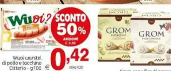 Elite Citterio Wuoi Wurstel Di Pollo E Tacchino offerta