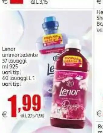 Elite Lenor 4015400930778 Ammorbidente Per Panni offerta