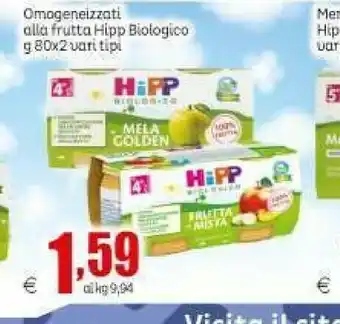 Hipp Omogeneizzati Alla Frutta