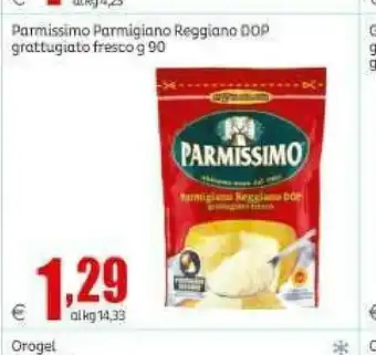 Elite Parmissimo Parmigiano Reggiano DOP Grattugiato Fresco 90 G(ml) offerta