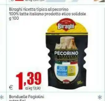Elite Biraghi Pecorino 100% Latte Italiano 100 G(ml) offerta