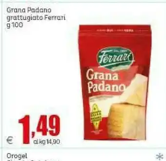 Elite Ferrari - Grana Padano Grattugiato Fresco 100 G(ml) offerta