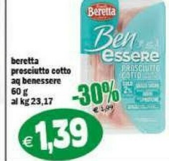 Gros Beretta Prosciutto cotto offerta