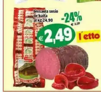 Gros Baita Bresaola offerta