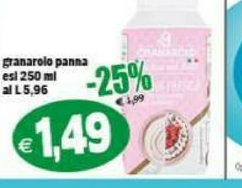 Gros Granarolo Panna offerta