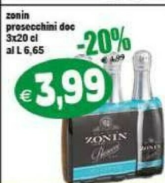 Gros Zonin Prosecco offerta