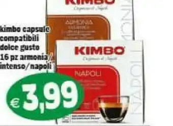 Il Castoro Supermercati Kimbo Cialde caffè offerta