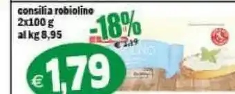 Il Castoro Supermercati Consilia Robiola offerta