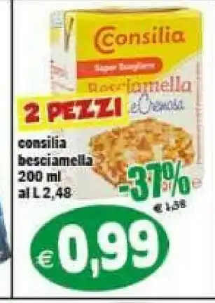 Il Castoro Supermercati Consilia Besciamella offerta
