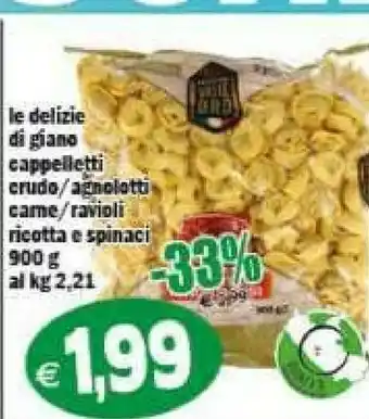 Il Castoro Supermercati Le delizie Pasta ripiena offerta