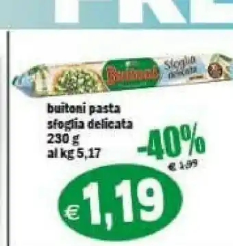 Il Castoro Supermercati Buitoni Pasta sfoglia offerta