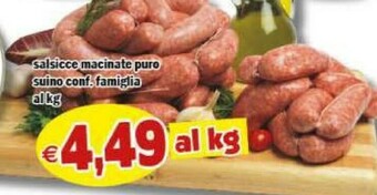 Il Castoro Supermercati Salsicce offerta