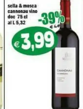 Il Castoro Supermercati Sella & mosca Vino rosso offerta