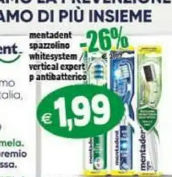 Il Castoro Supermercati Mentadent Spazzolino da denti offerta