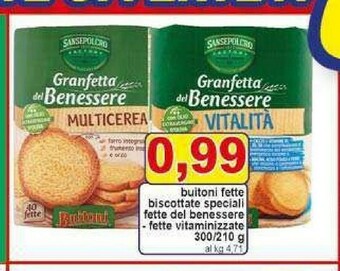 Gros Buitoni Granfetta Del Benessere offerta