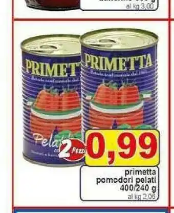 Gros Primetta Pelati Con Basilico 240 G(ml) offerta