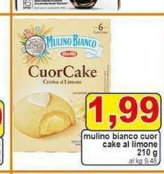 Gros Mulino Bianco CuorCake Limone offerta