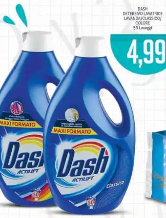 Supermercati Piccolo Dash Detersivo Lavatrice Lavanda/Classico/Colore 50 Lavaggi offerta