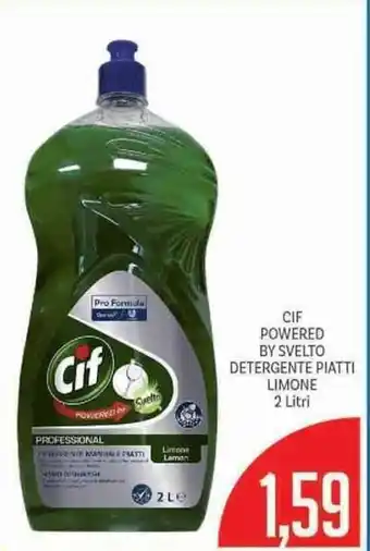 Supermercati Piccolo Cif Powered By Svelto Detergente Pitti Limone 2 Litri offerta