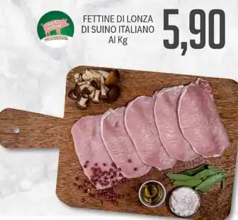 Supermercati Piccolo Fettine Di Lonza Di Suino Italiano offerta