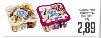 Supermercati Piccolo Sammontana Sorbettiera Vari Gusti 1 kg offerta
