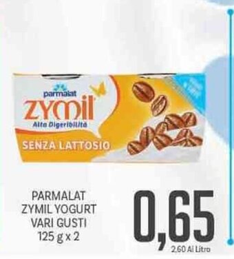 Supermercati Piccolo Parmalat Zymil Yogurt Vari Gusti 125 g x 2 offerta