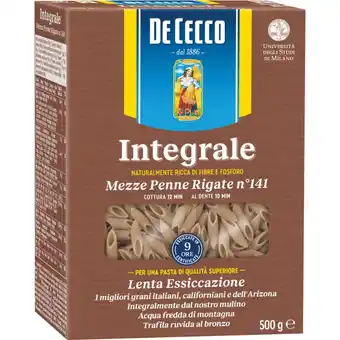 Spazio Conad Pasta di semola integrale de cecco offerta