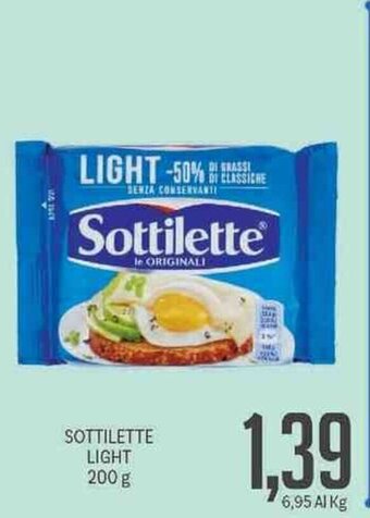 Supermercati Piccolo Sottilette Light 200 g offerta