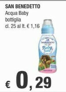 Crai San Benedetto Acqua Baby Bottiglia offerta