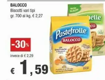 Crai Balocco Pastefrolle 700 G(ml) offerta