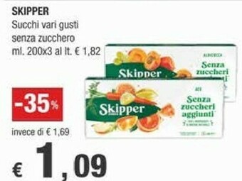 Crai Zuegg Skipper Pera Senza Zuccheri Aggiunti 600 G(ml) offerta