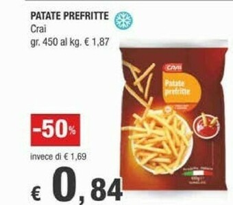 Crai Crai Patate Prefritte offerta