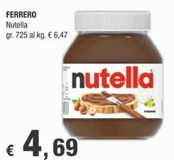 Crai Ferrero Nutella B-ready offerta