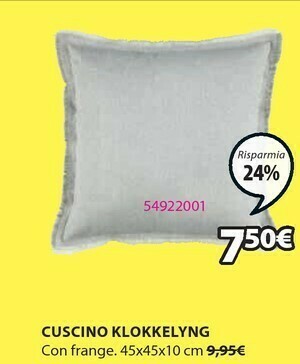 JYSK Cuscino Klokkelyng offerta